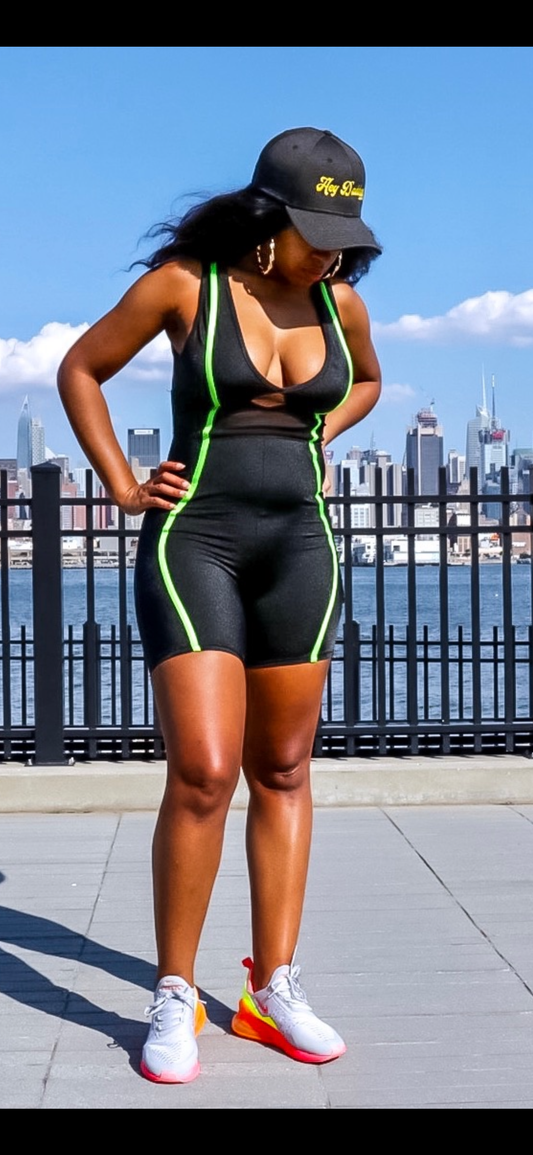 Neon Contour Sculpt Romper